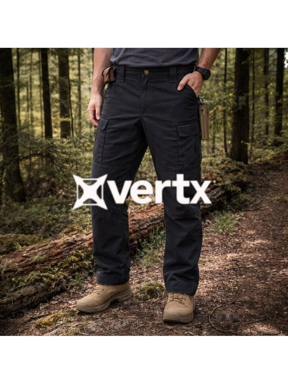 Vertx Phantom Ops Tactical Pants Men’s 36x34 Black Cargo Stretch Duty